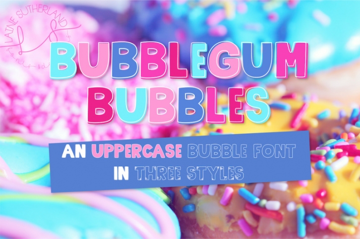 Bubblegum Bubbles Font Download