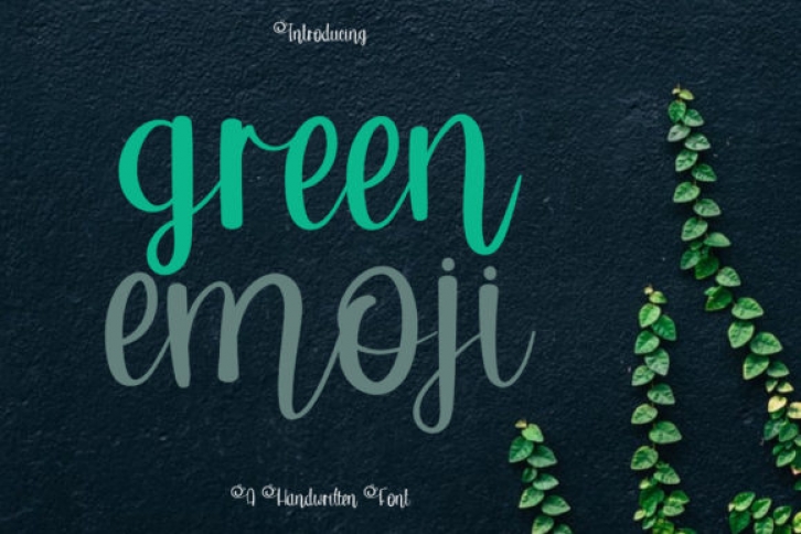 Green Emoji Font Download