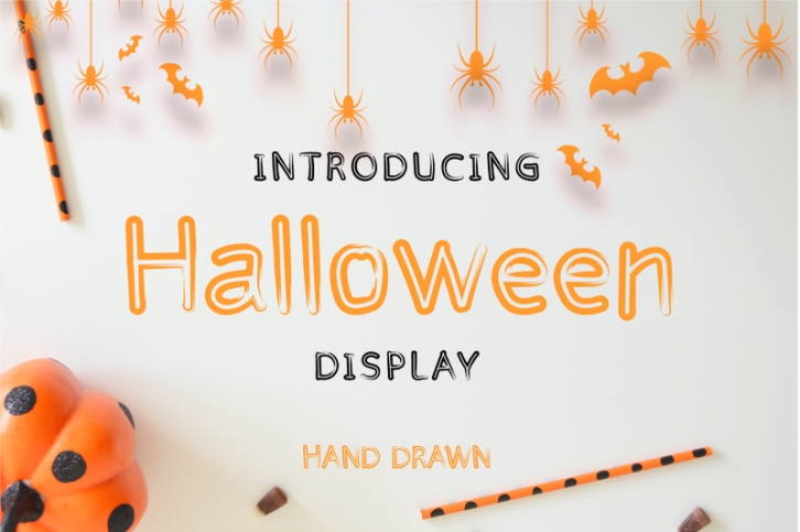 Halloween - scary hand drawn typeface Font Download