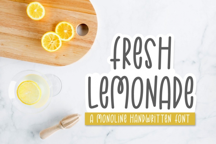 Fresh Lemonade Font Download