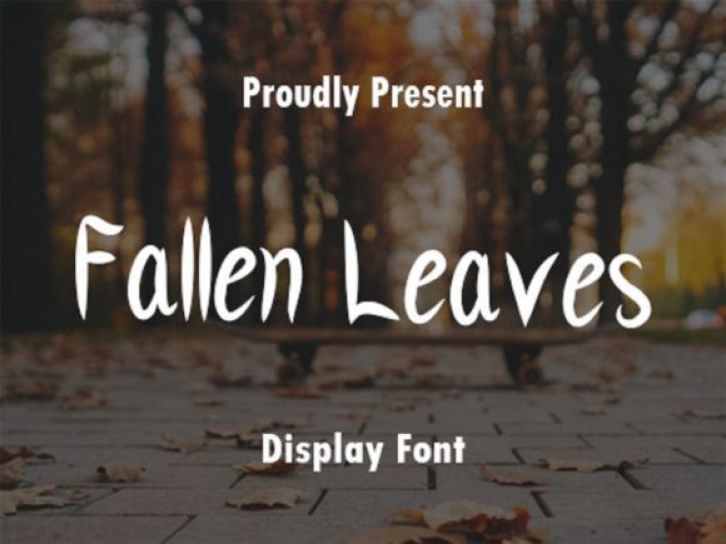 Fallen Leaves Font Download