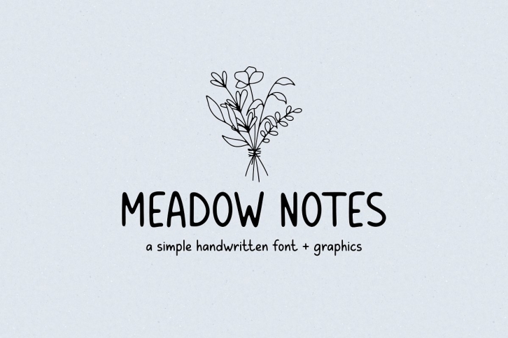 Meadow Notes Font Download