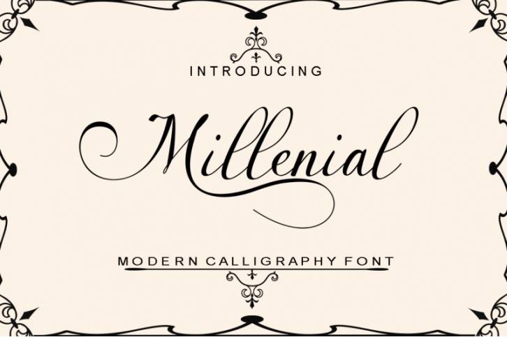 Millenial Script Font Download