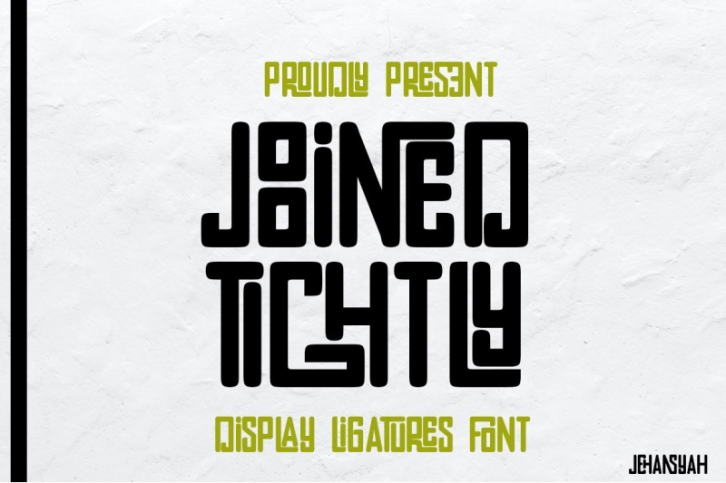 Joined tightly Font Download