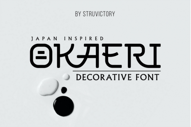 Okaeri - Japan Inspired Display Font Font Download