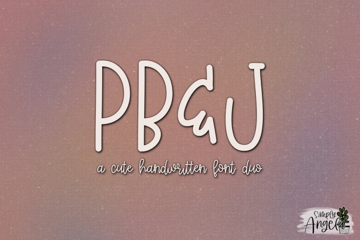PB & J Font Download
