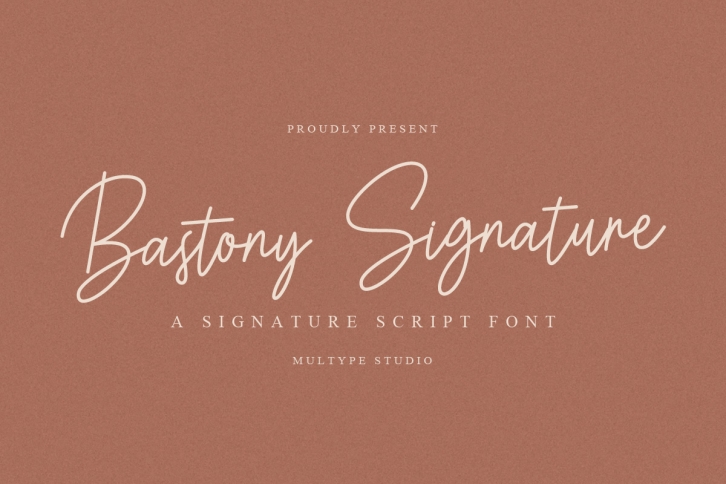 Bastony Signature Font Download
