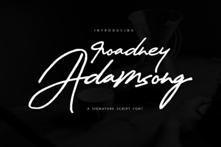Roadney Adamsong Font Download