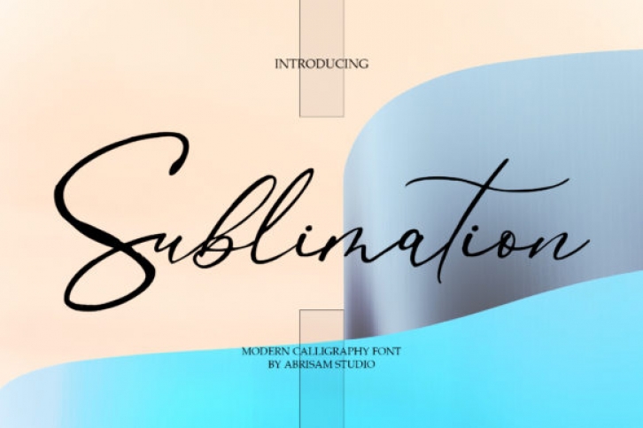 Sublimation Font Download