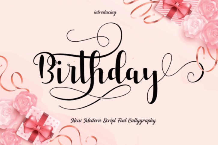 Birthday Font Download