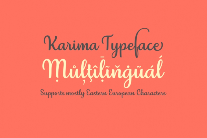 Karima - An Elegant Script Font Download