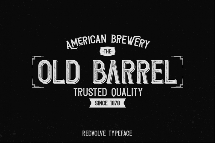 Redvolve Typeface - 6 Fonts + Extras Font Download