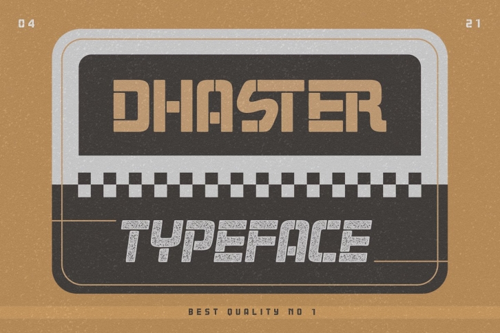 Dhaster Typeface Font Download