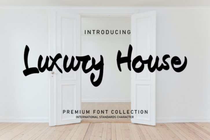 Luxury House Font Download