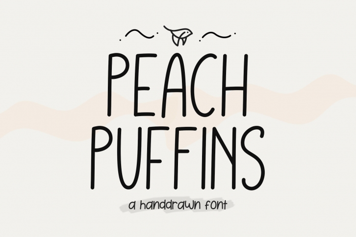 Peach Puffins Font Download