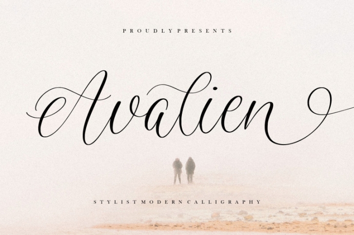 Avalien Stylist Modern Calligraphy Font Font Download