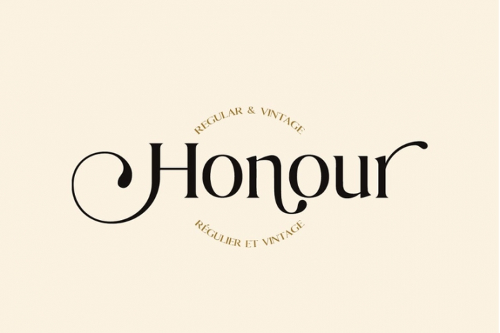 Honour Modern & Vintage Font Font Download