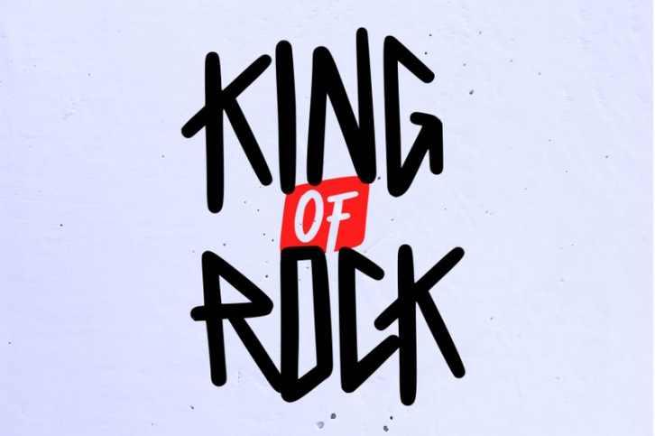 King of Rock Font Font Download
