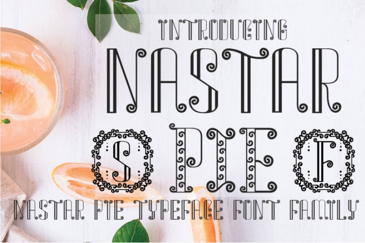 Nastar Pie Font Download