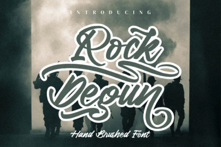 Rock Degun Font Download