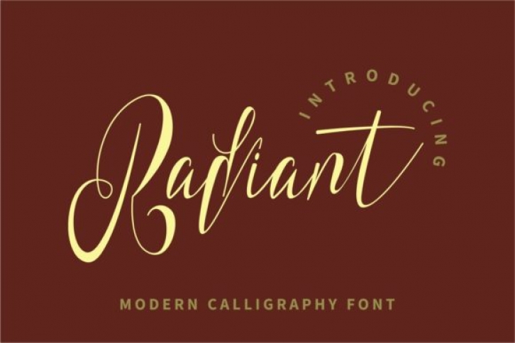 Radiant Font Download