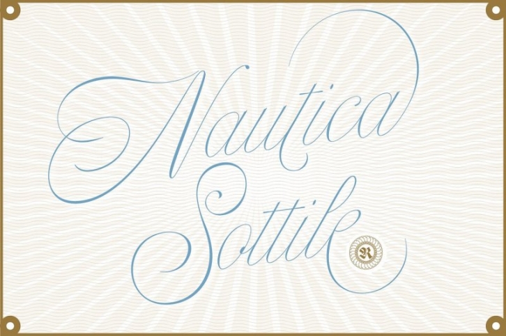 Nautica Sottile Font Download