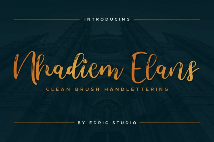 Nhadiem Elans Font Download