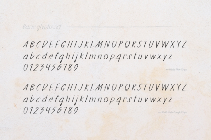 Walls Thin & Walls Rough Thin Font Download