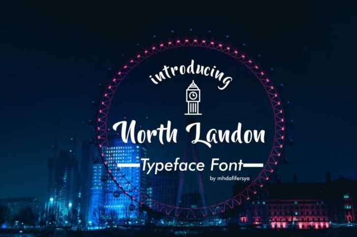 North Landon Typeface Font Font Download