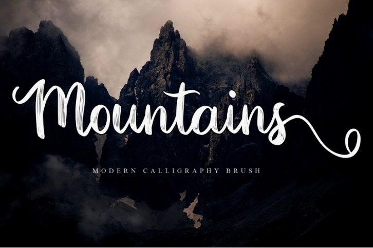 Mountains Font Download