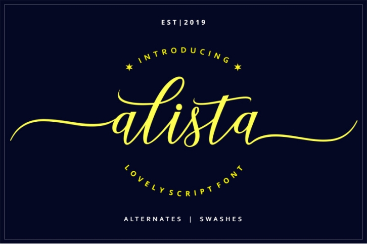 Alista Script Font Download