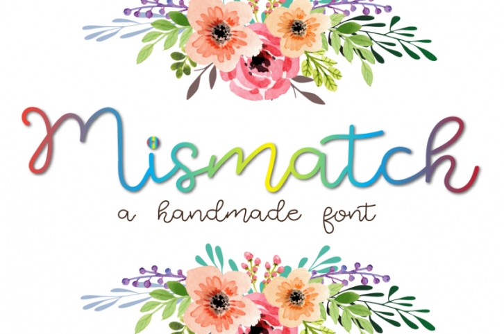 Mismatch - A handmade cool and elegant font Font Download