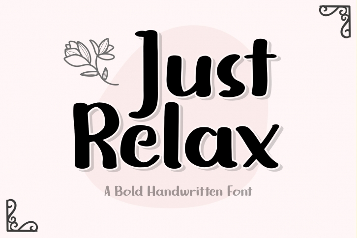 Just Relax Font Download