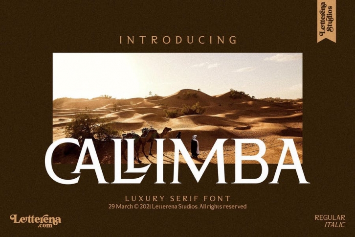 Callimba Serif Font LS Font Download