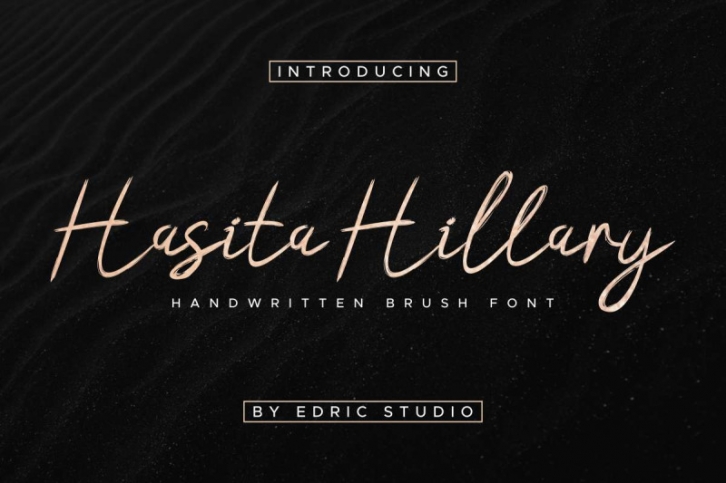 Hasita Hillary Font Download