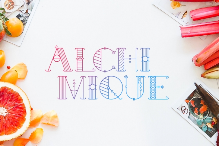 Alchimique Decorative Font Font Download