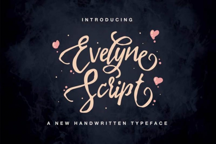 Evelyne Script Typeface Font Download