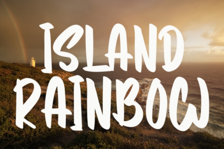 Island Rainbow Font Download