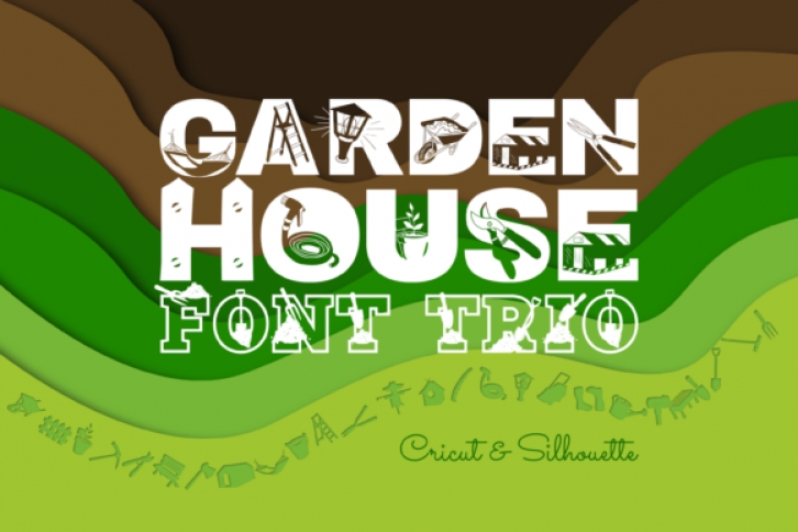 Garden House Trio Font Download