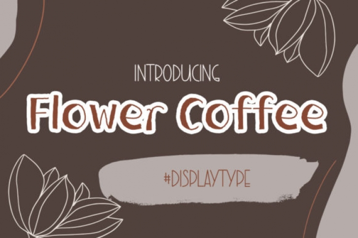 Flower Coffee Font Download