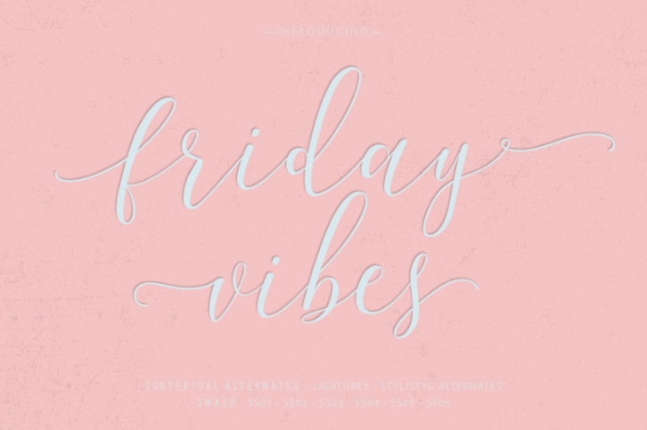 Friday Vibes ( Special Price ) Font Download