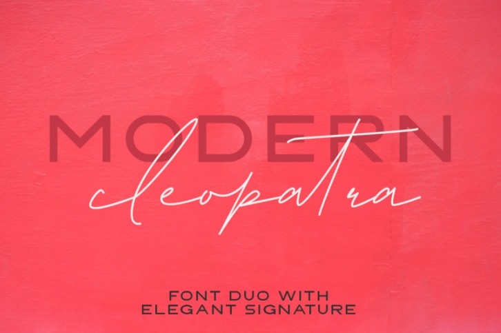 Modern Cleopatra | Font Duo Font Download