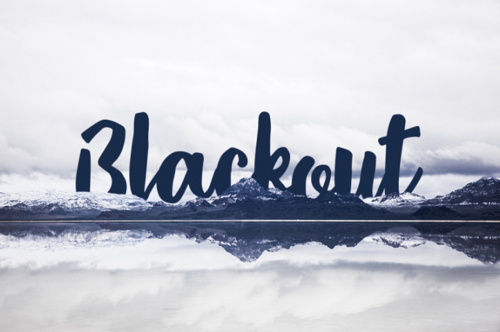 Blackout Font Download