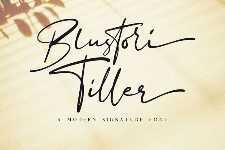 Blustori Tiller Font Download