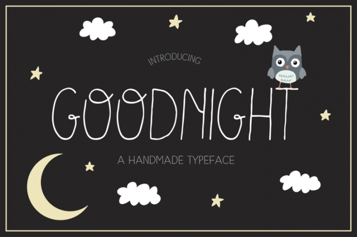 Goodnight  Typeface Font Download