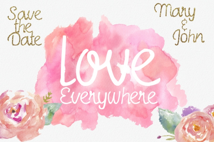 Love Everywhere Font Font Download