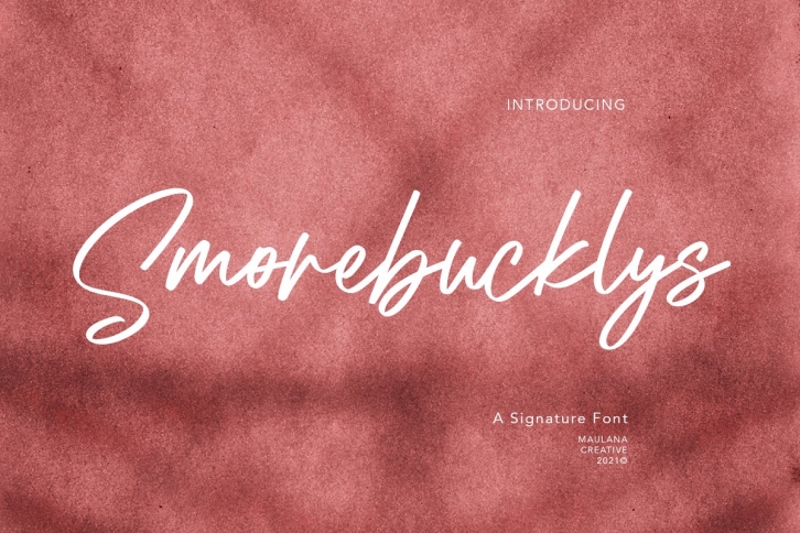 Smorebucklys Signature Font Download