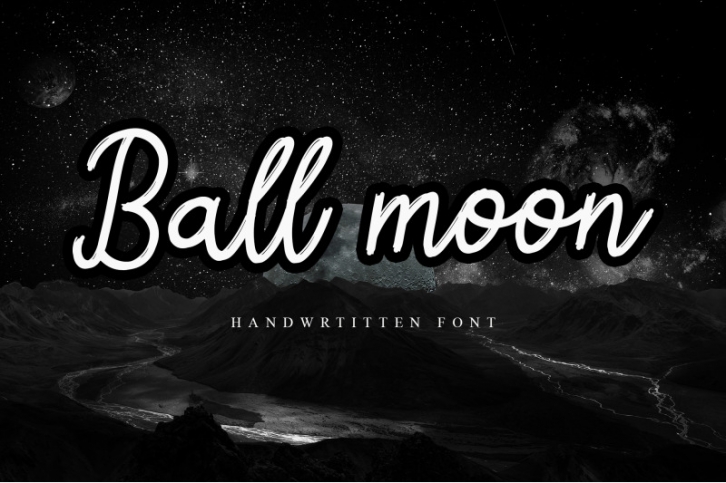 Ball Moon Font Download