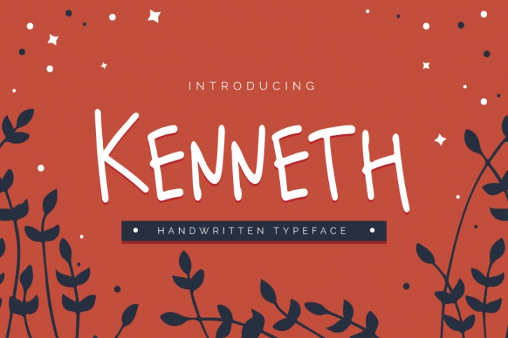 Kenneth - Handwritten Typeface Font Download
