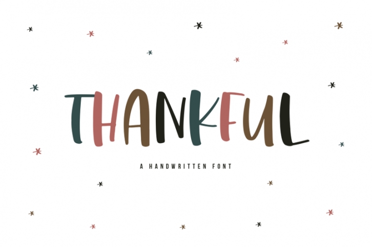 Thankful - Cute Handwritten Font Font Download